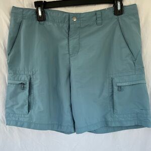 REI hiking shorts 7” nylon UPF 50+ ncornflower blue women’s 12